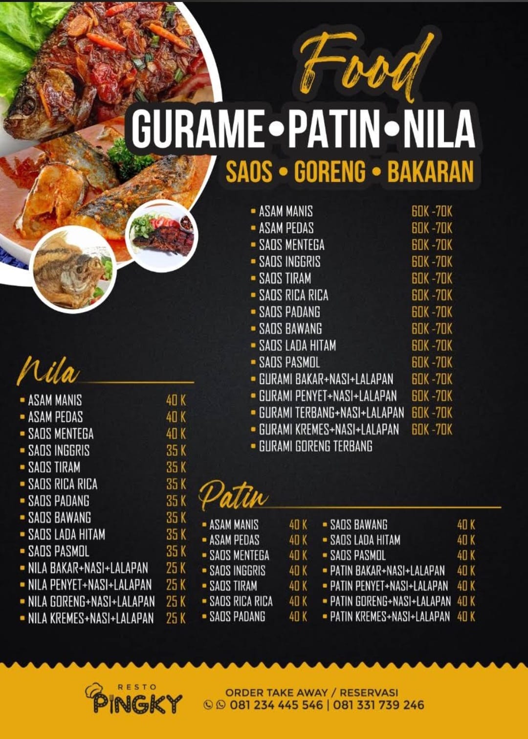 Gurame Patin Nila