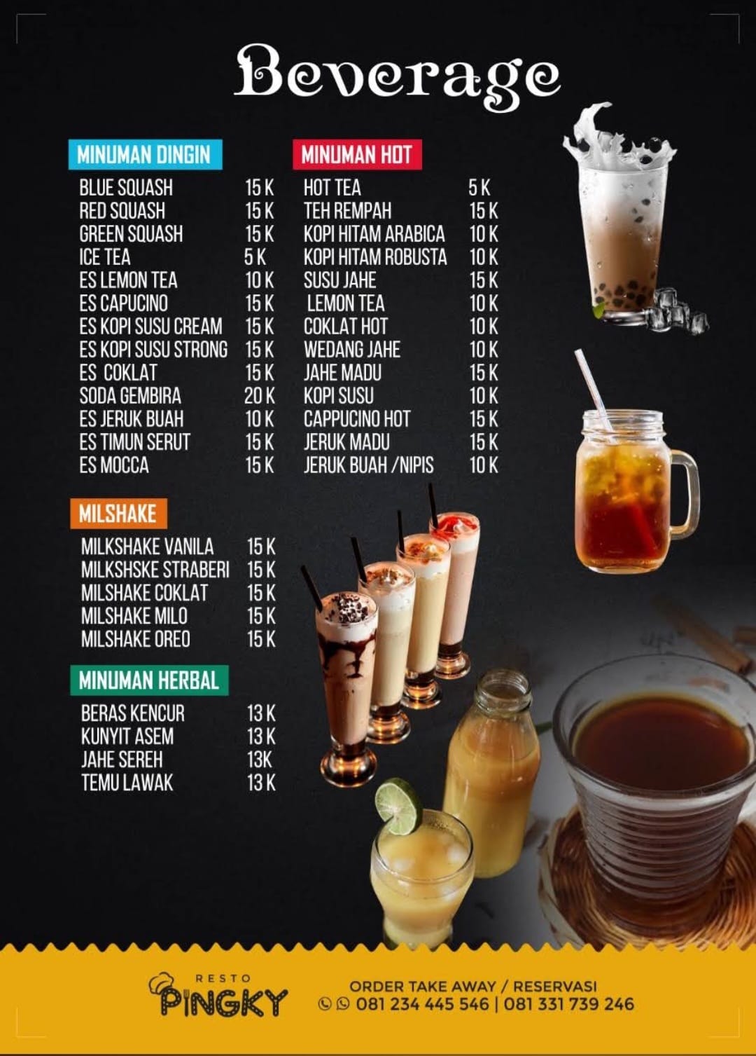 Beverage Hot Cold